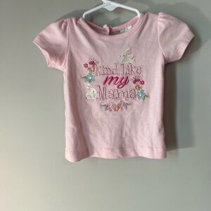 Kind like my mama baby girls shirt
